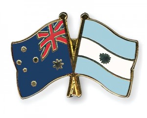 AustraliaArgentina flags