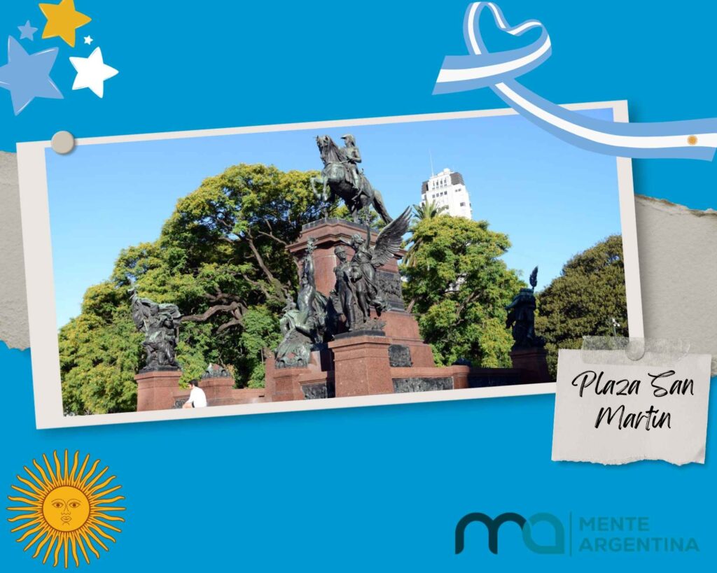 Plaza San Martín Retiro Buenos Aires statue.