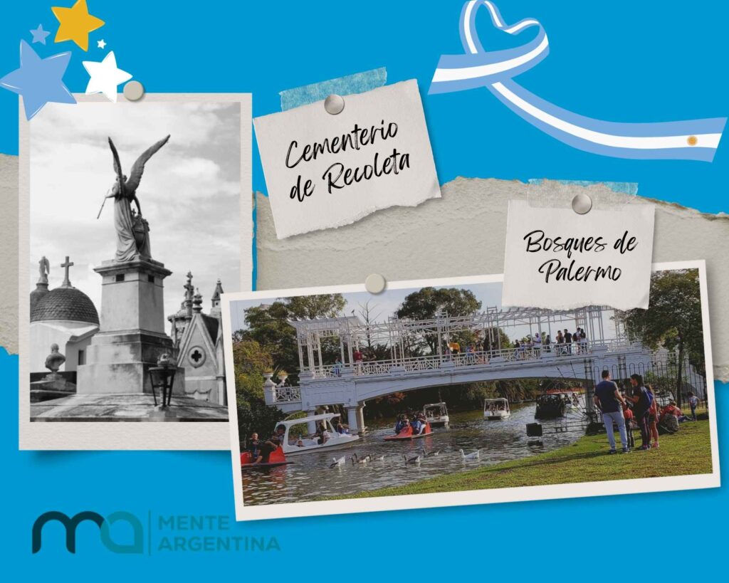 Recoleta Cemetery and Bosques de Palermo Buenos Aires.