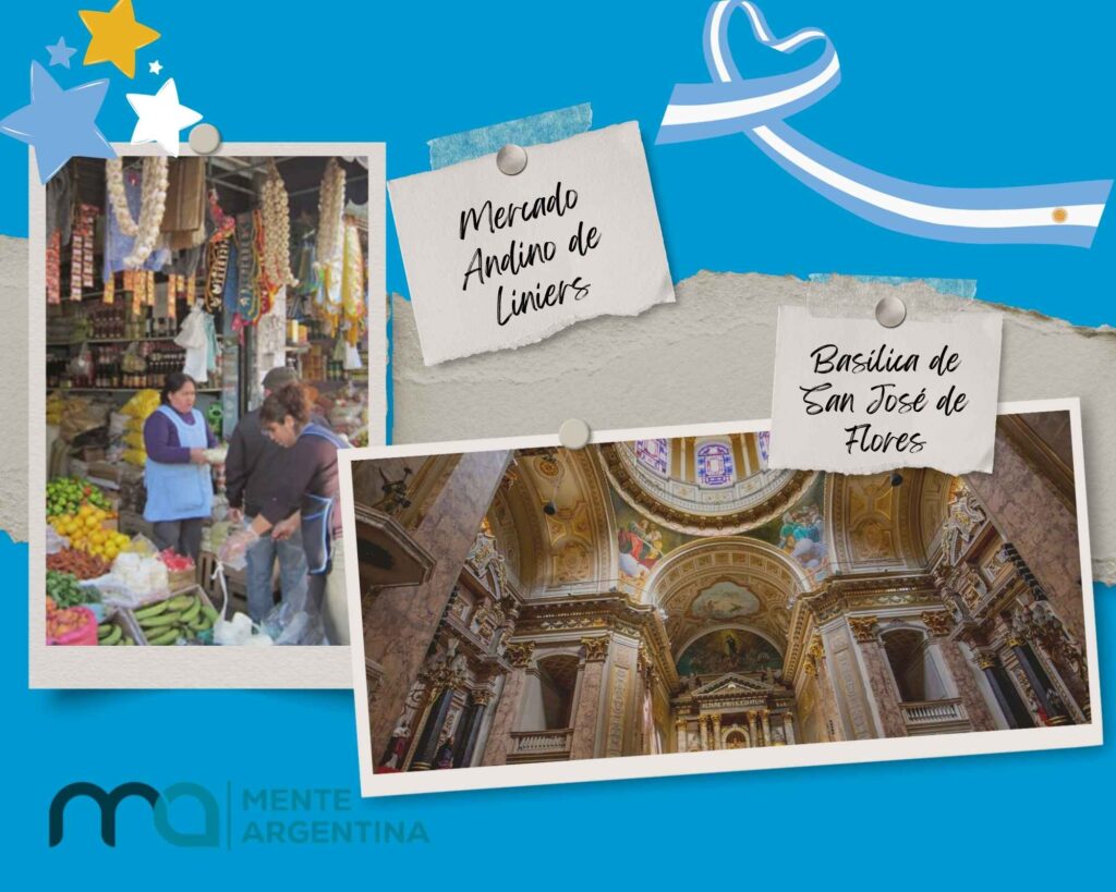 Flores Basilica and Mercado Andino Buenos Aires.