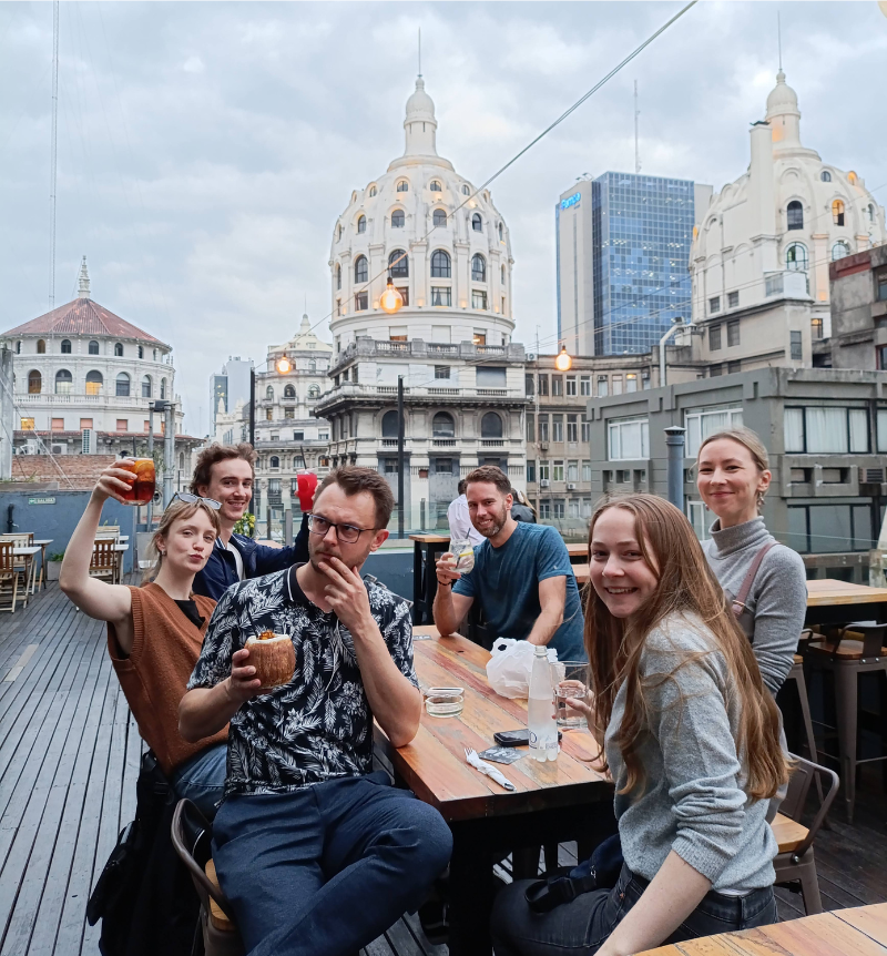 Mente Argentina study abroad program participants exploring Buenos Aires.